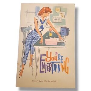 1965 You're Entertaining Scott Paper Co Party Guide Booklet Mid‎ Century Art VTG